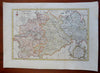 Upper Saxony Lusatia Meissen Weimar Holy Roman Empire Leipzig 1762 Kitchin map