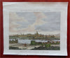 Vienna Austria Hapsburg Capital Holy Roman Empire 1791 landscape view print