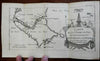 Tierra del Fuego South America Straits of Magellan c. 1756 engraved map