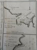 New Zealand Mercury Bay Tolaga Bay 1774 Capt. Cook & Hawkesworth harbor map