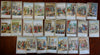 Theater Theatre chocolate cards lot x 26 Chocolat Guerin-Boutron c.1905 chromos