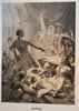 Artist album w/ 48 tinted lithographs 1854 Dusseldorf Howitt Trubner rare book