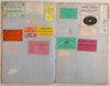 Scrapbook Album w/ 209 business & personal cards c.1860's New England