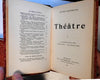 Maurice Maeterlinck Theatre 1908 lovely gilt leather 3 vol. set Belgium