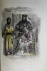 World Travel c.1850 Splendid rare book color costume plates views Gumuchian