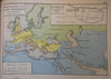 Labberton's Historical Atlas 1884 scarce w/ 104 hand colored historical maps