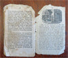Blind Susan The Affectionate Family 1830 Mahlon Day rare juvenile chap book