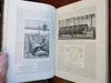 Nature French Scientific Review Arts 1898 Illustrated rare 2 vol. leather set