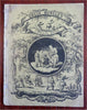 Uncle Buncle's Comical Boys c. 1850's Dean & Co. hand colored juvenile book