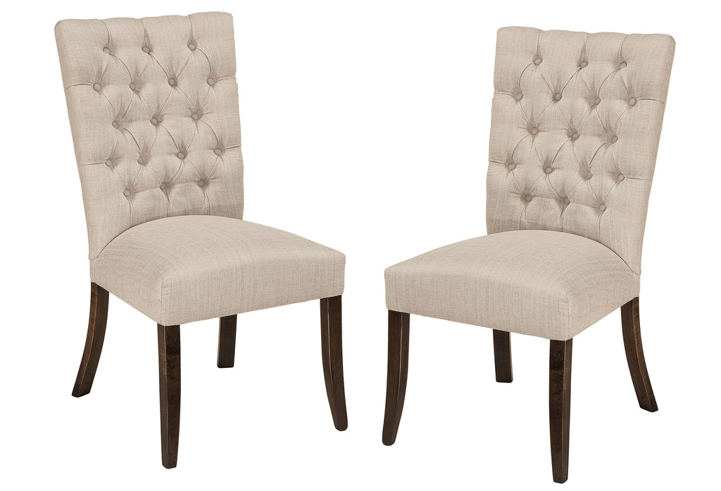 Alana Tufted Upholstered Dining Chair Double | Home and Timber