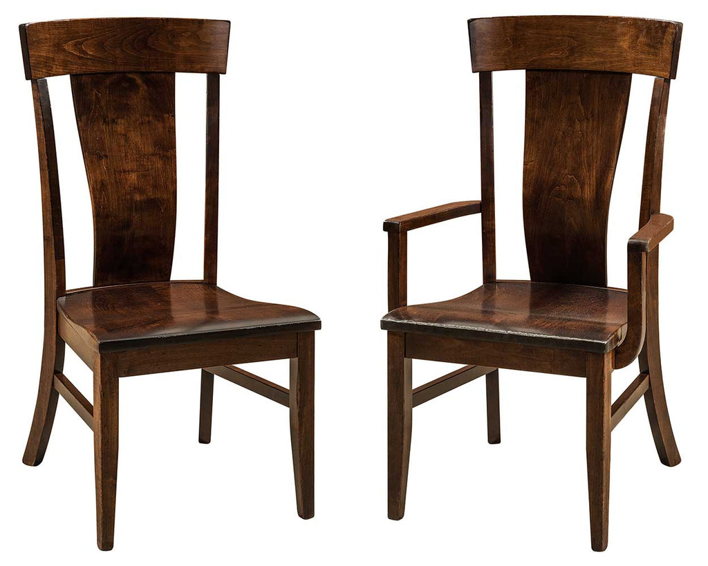 Baldwin Solid Wood Dining Chair Double | Home and Timber