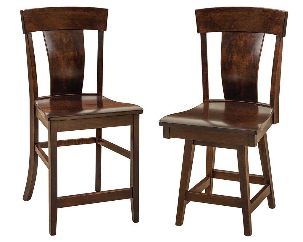 Baldwin Solid Wood Bar Chair Double | Home and Timber