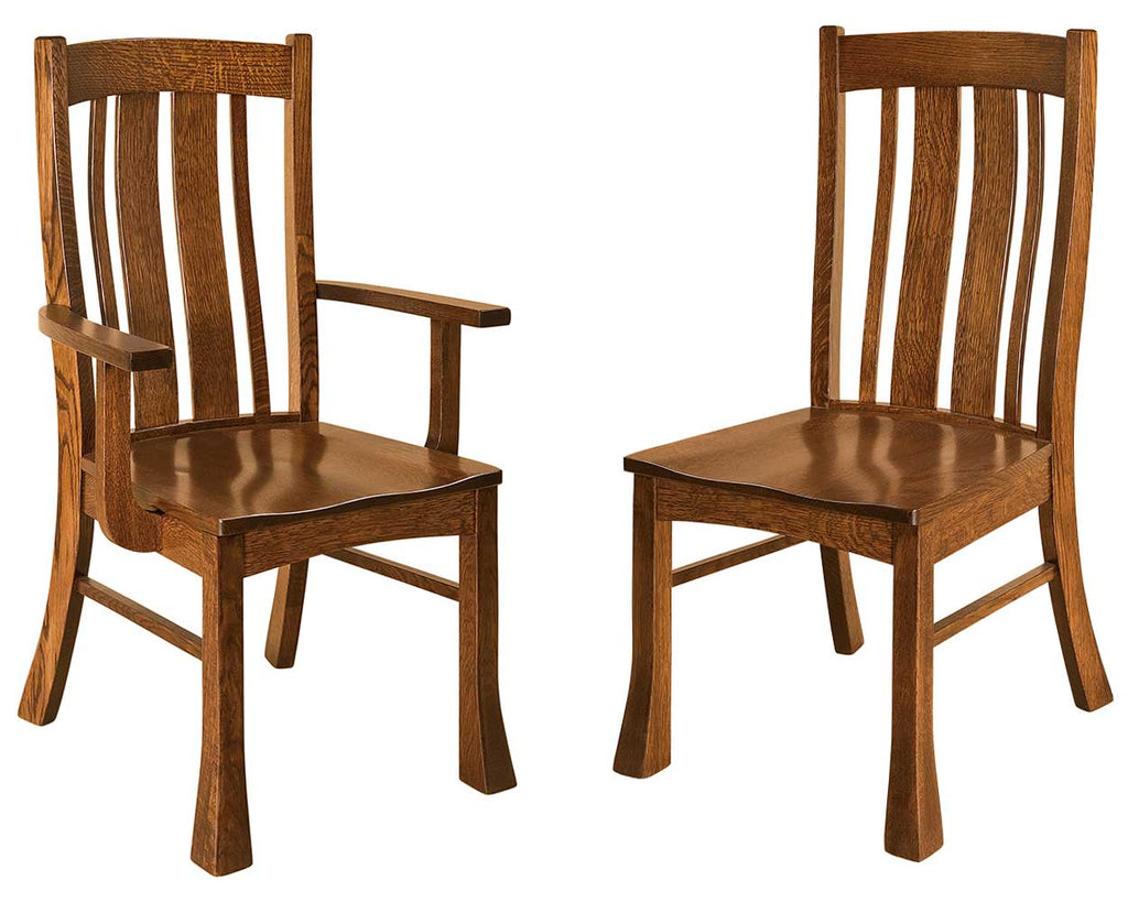 Breckenridge Solid Wood Dining Chair Double | Home and Timber