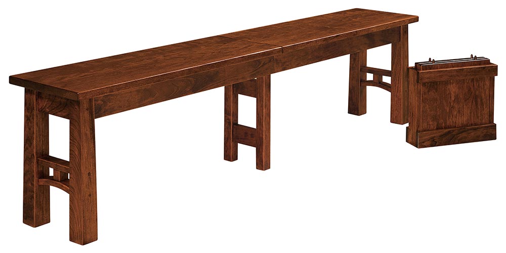Bridgeport Expandable Dining Bench | Home and Timber