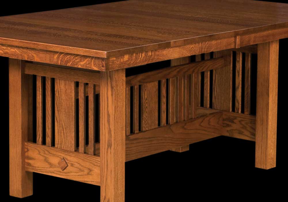 Kingsbury Mission Trestle Table | Base Detail | Home and Timber
