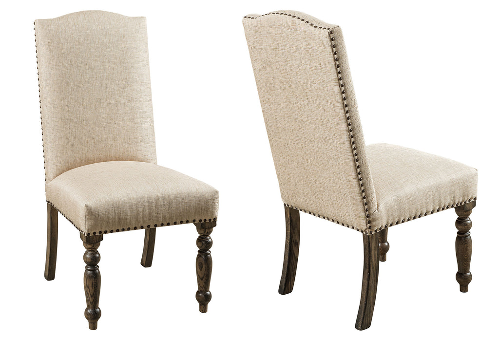 Corbin Upholstered Dining Chair Double | Home and Timber