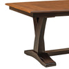 Paris Trestle Table Leaf Self-Store Options | Home and Timber