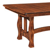Reno Trestle Table Leaf Self-Store Options | Home and Timber