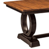 Saratoga Trestle Table Leaf Self-Store Options | Home and Timber