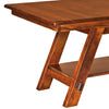 Timber Ridge Treslte Table Leaf Self-Store Options | Home and Timber