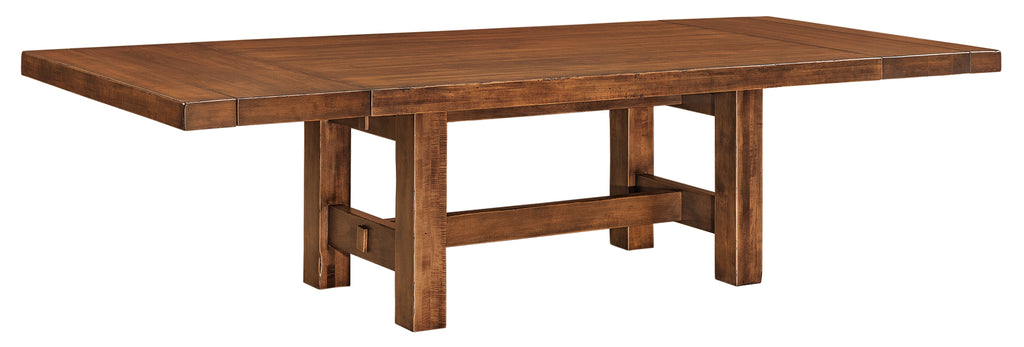 Wellington Trestle Table | With Leaves | Home and Timber