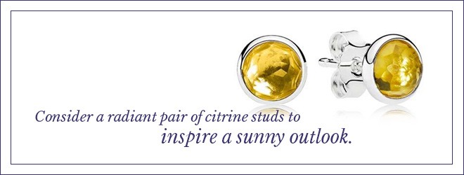 Consider a radiant pair of citrine studs to inspire a sunny outlook.