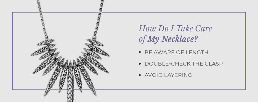 How to take care of necklaces