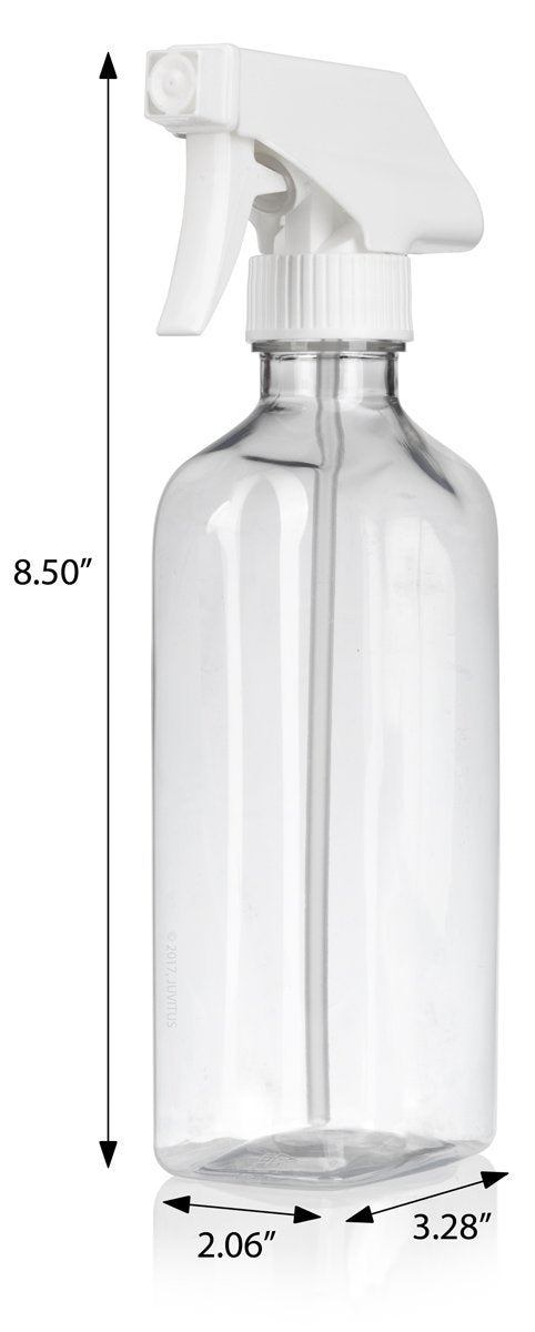 Cbcigbudg 500ml Plastic Transparent Trigger Empty Water Spray Bottle Atomizer Flower Plant