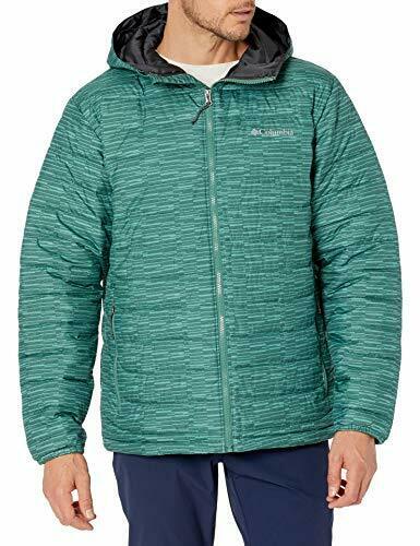 Columbia Men’s Powder Lite Hooded Insulated Jacket - Thyme Green Columns, XX-Large