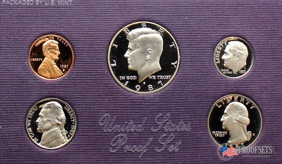 1987 Us Mint Proof Set