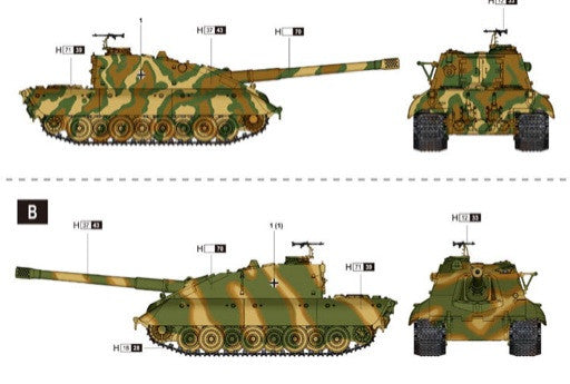 Details about   US Stock 1/35 Trumpeter 09542 German E-100 Self Propelled Assault Gun Jagdpanzer 