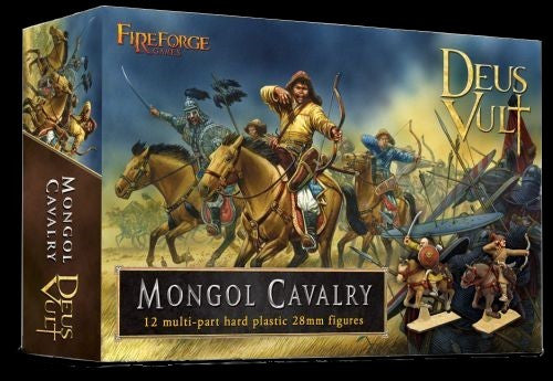 Mongol Cavalaria-Deus Vult-leva jogos 28MM 