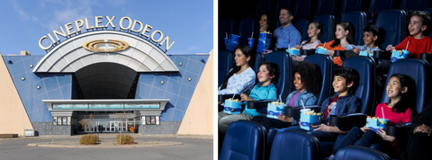 Cineplex Odeon kid's birthday party