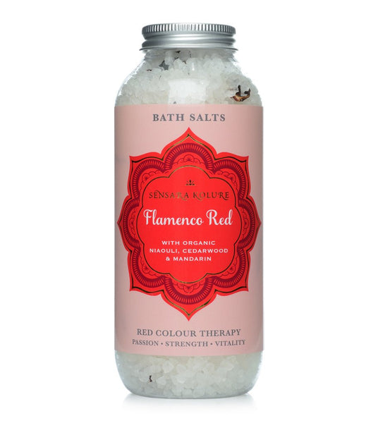 Flamenco Red Aromatherapy Bath Salt