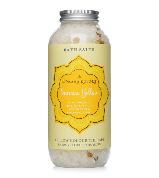 Sunrise Yellow Aromatherapy Bath Salts