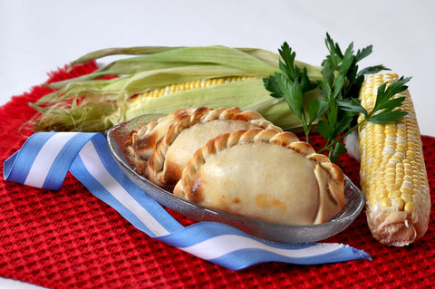 Our 'humita' (creme of corn) empanadas. Tasty!!!