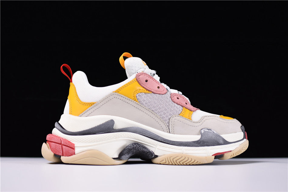 balenciaga triple s rose et jaune