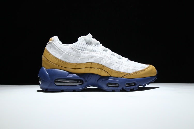 Nike Air Max 95 - White/Gold/Blue – Low 