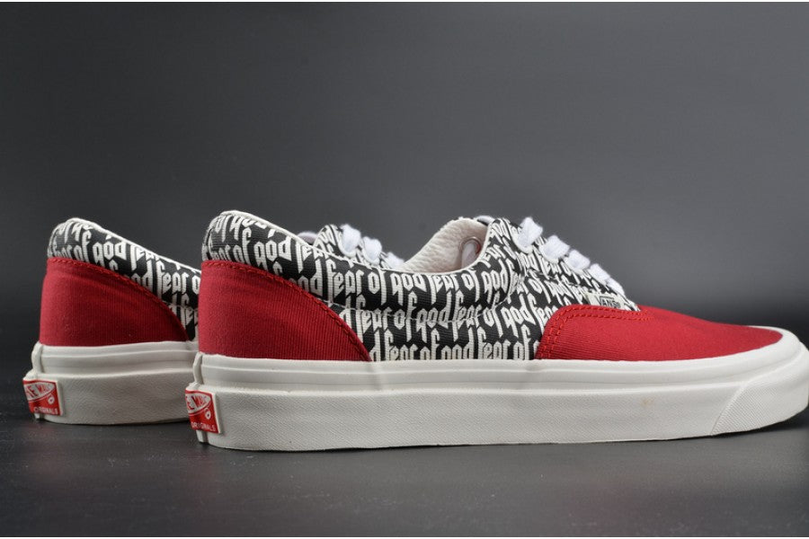 vans x fear of god red