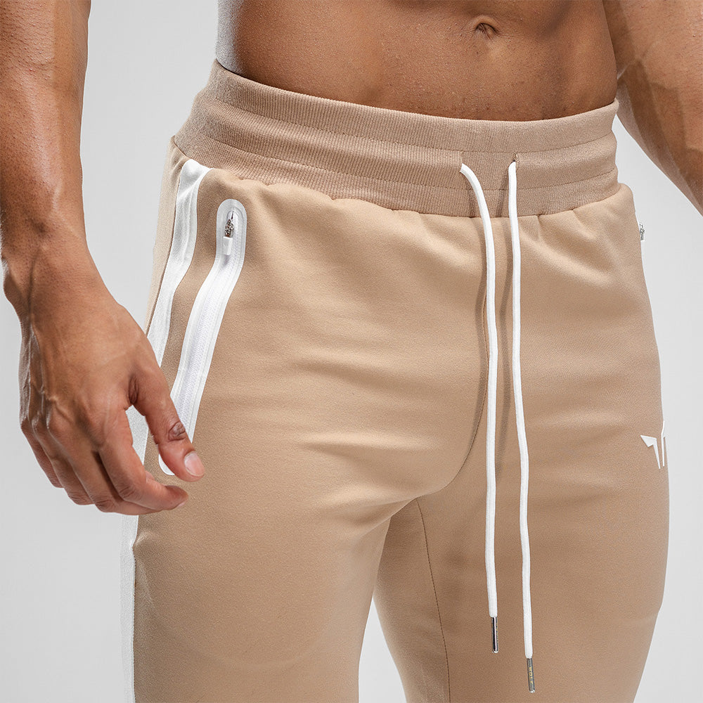 light tan joggers