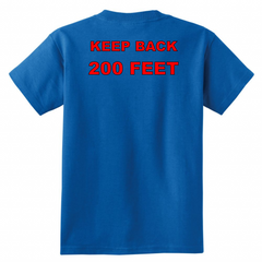 FDNY Painting by Yoko Komori Olson 2-SIDE YOUTH T-Shirt KEEP BACK 200 FEET