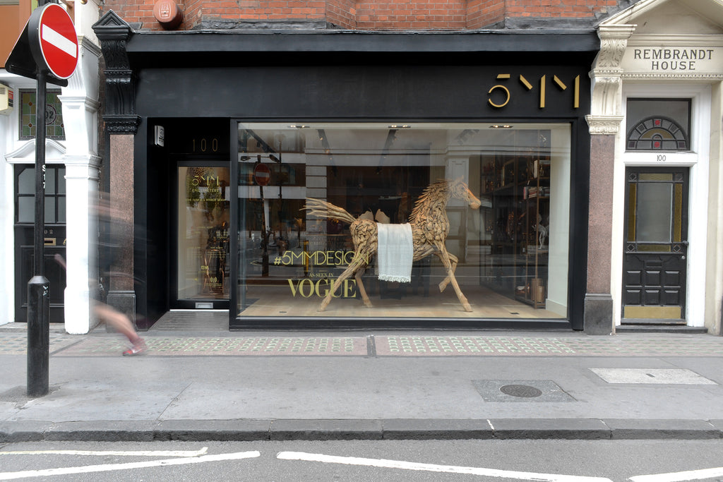 Shop Window - As Seen In Vogue - Driftwood Horse - 5mm Design Store London