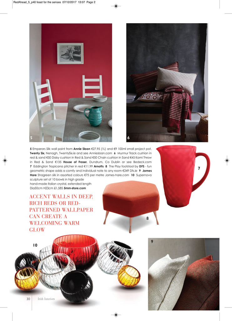 Irish Interiors Magazine Press Coverage - 5mm Design Store London