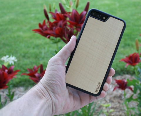 Curly Maple wooden iphone case