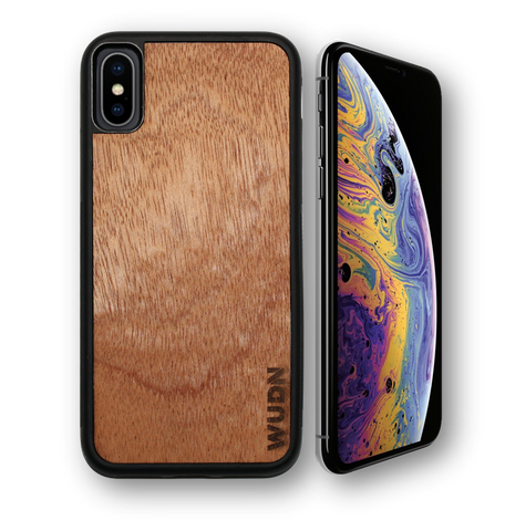 wooden iPhone Xs case