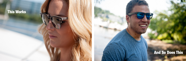 Men and women look equally great in wooden sunglasses