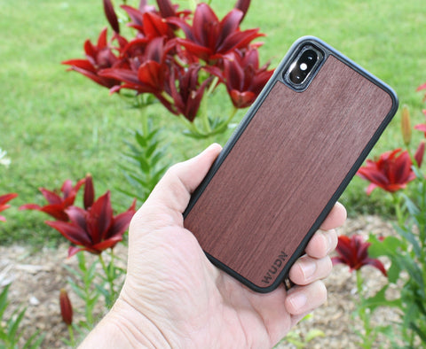 Purpleheart wooden iphone case
