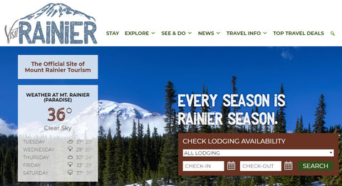 Visit Rainier Official Site - how to get here, where to stay