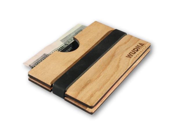 wood wallet, wooden wallet, minimalism, slim wallet, monogrammed, handcrafted, laser engraved