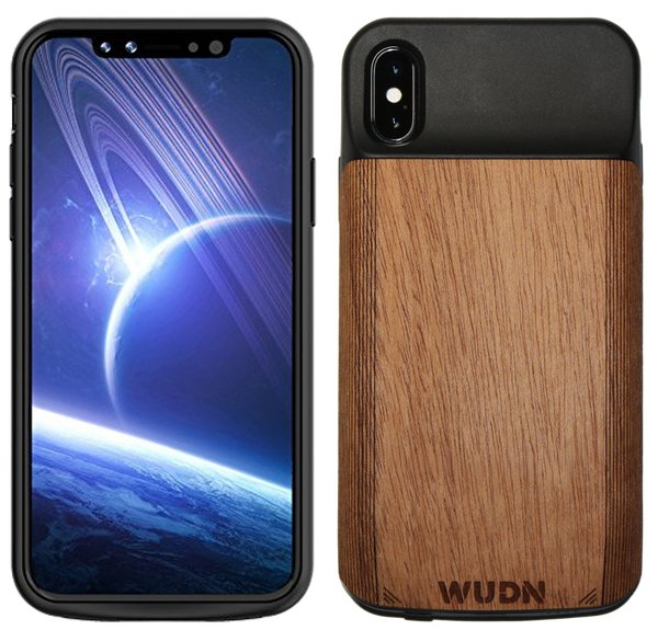 WUDN Wood Wooden iPhone X Battery Charging Case